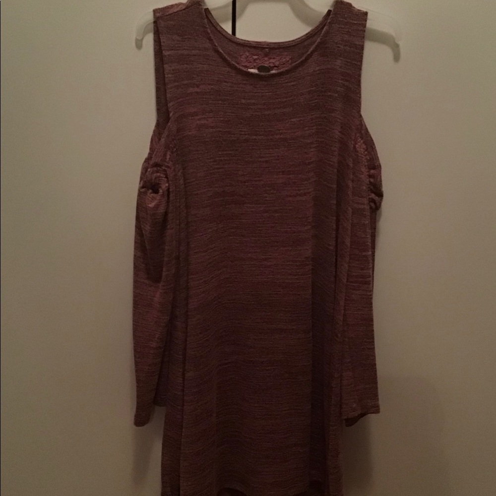 Tank top off the shoulder t-shirt dress